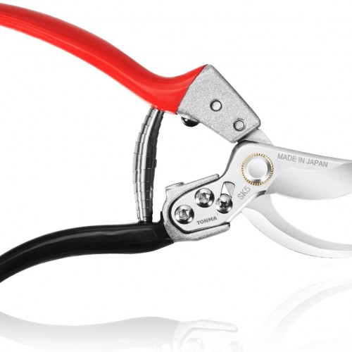 TONMA Pruning Shears [Made in Japan] Professional 8 Inch Premium Plant Garden Scissors Secateurs with Ergonomic Handle, Gardening Gifts Bypass Hand Pruners Branch Gardening Clippers for Plants